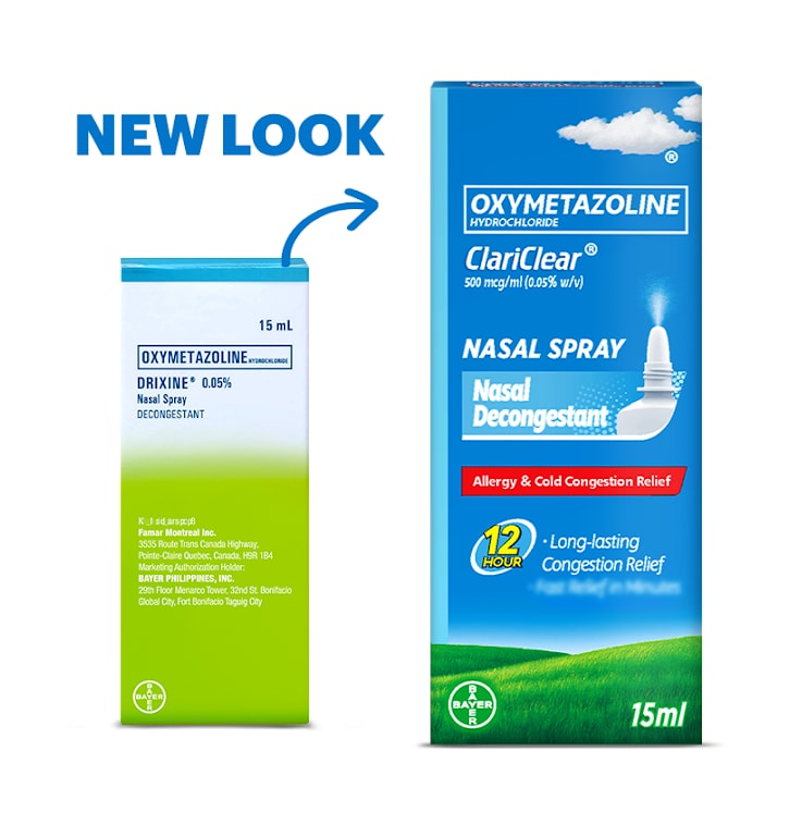 Oxymetazoline Hydrochloride ClariClear Nasal Spray previously